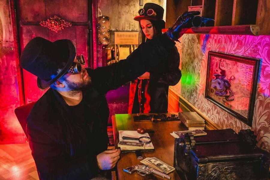 Квест в реальности Стимпанк: угнанный поезд от компании Клаустрофобия Квест в реальности Стимпанк: угнанный поезд от компании Клаустрофобия